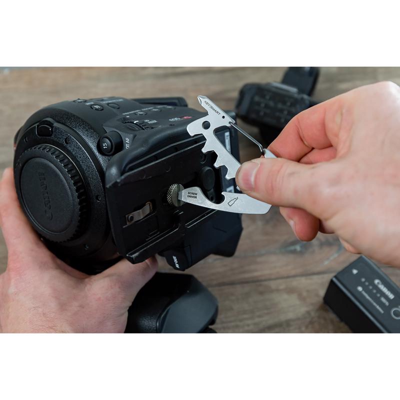 KeySmart AllTul Stainless Steel Silver Raptor Multi-Tool Key