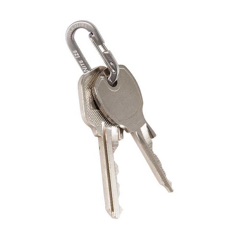 Nite Ize Micro Link Stainless Steel Silver Carabiner Key Chain
