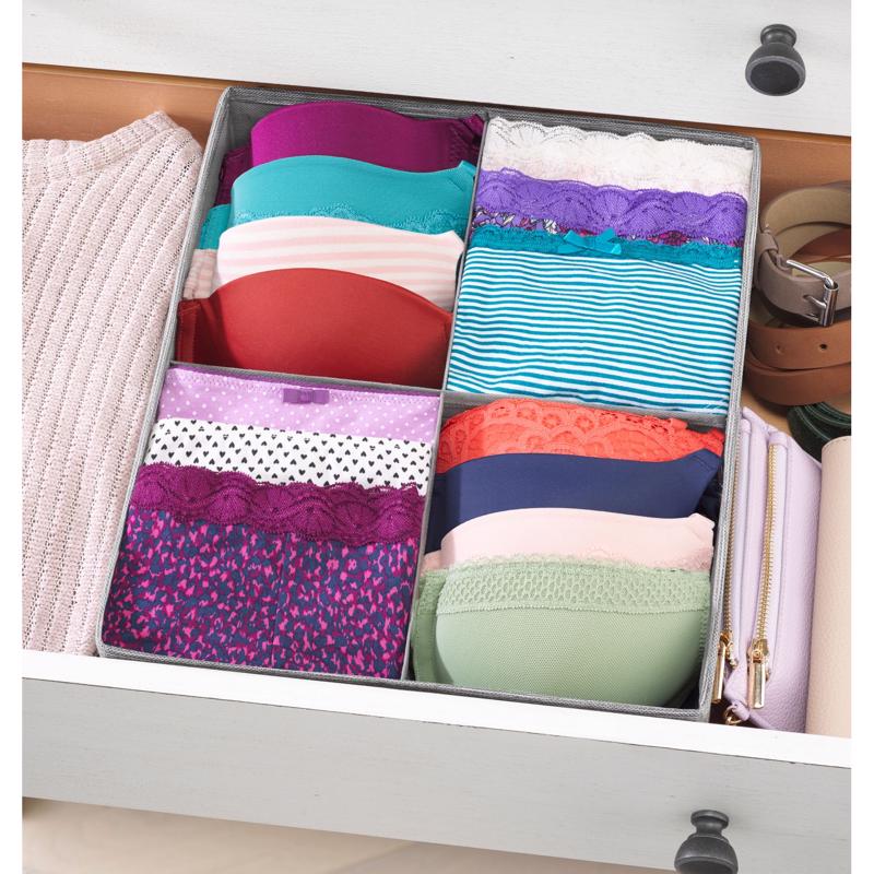 Whitmor 3.93 in. H X 12 in. W X 13.78 in. L Cardboard/Fabric Closet Organizer