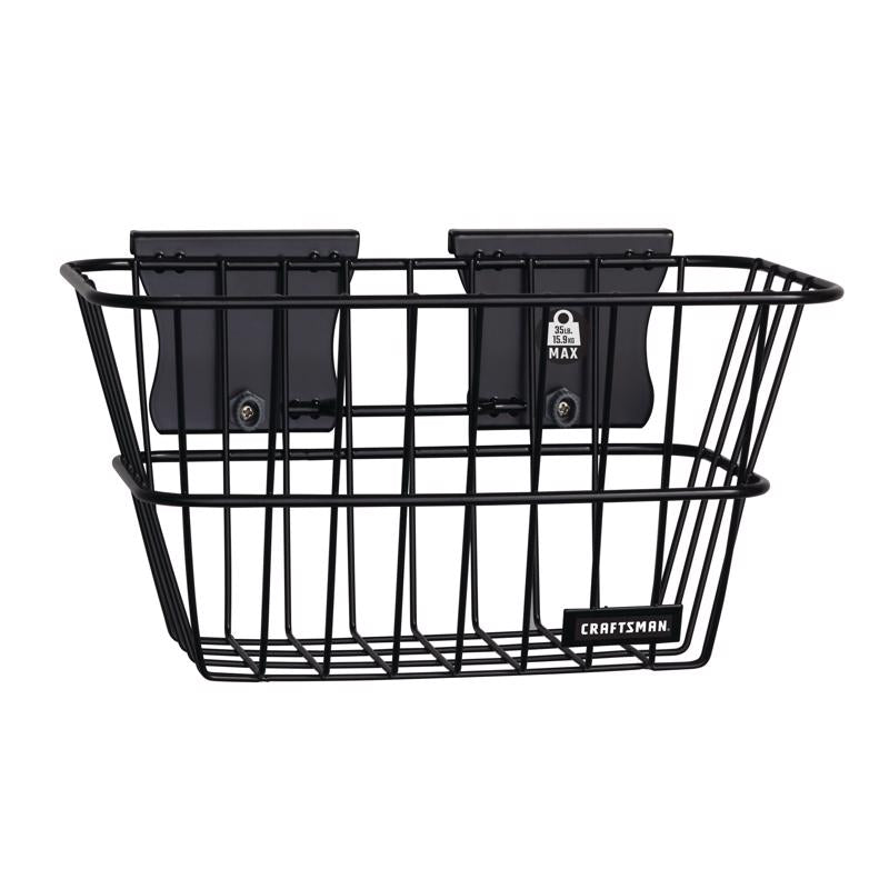 WIRE BASKET MTL BLK 17"
