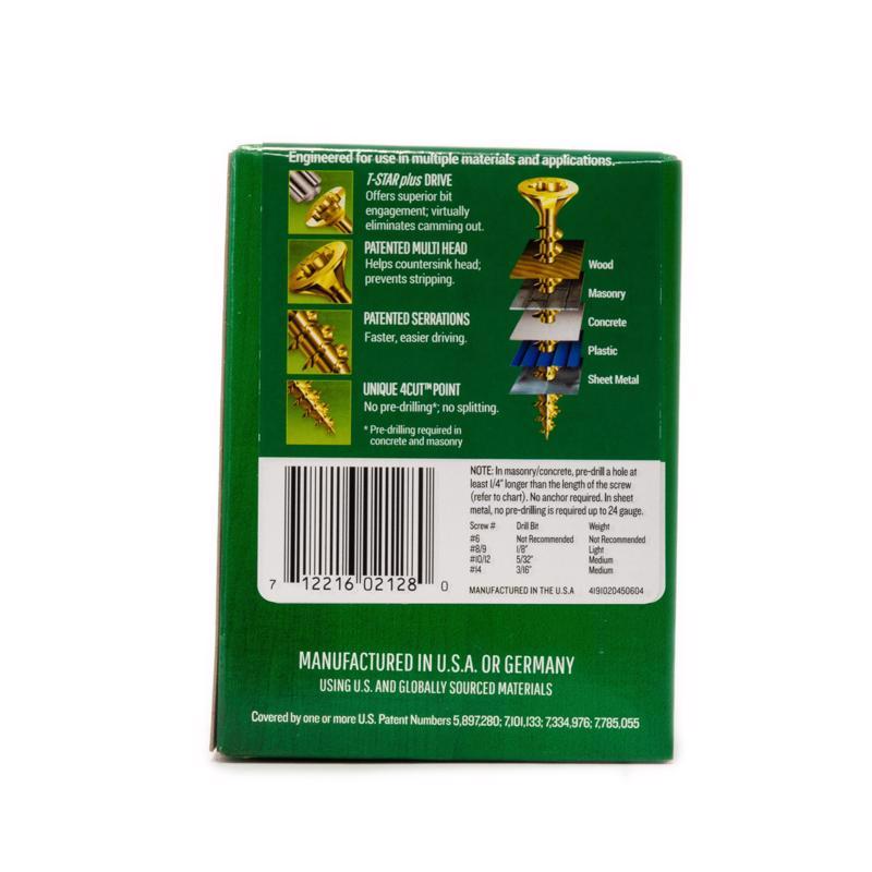 SPAX Multi-Material No. 9 in. X 2-1/2 in. L T-20+ Flat Head Construction Screws 1 lb 116 pk
