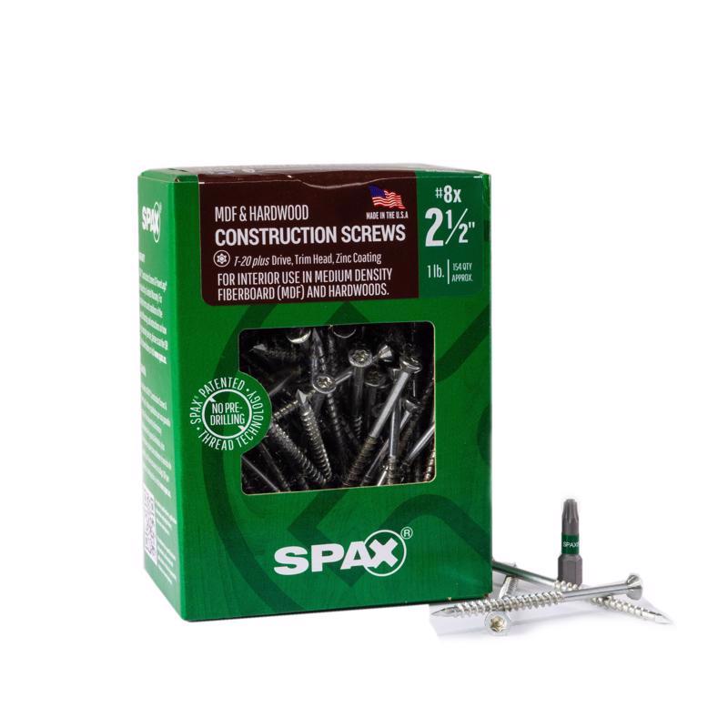 CNSTR SCRW #8X2-1/2" MDF