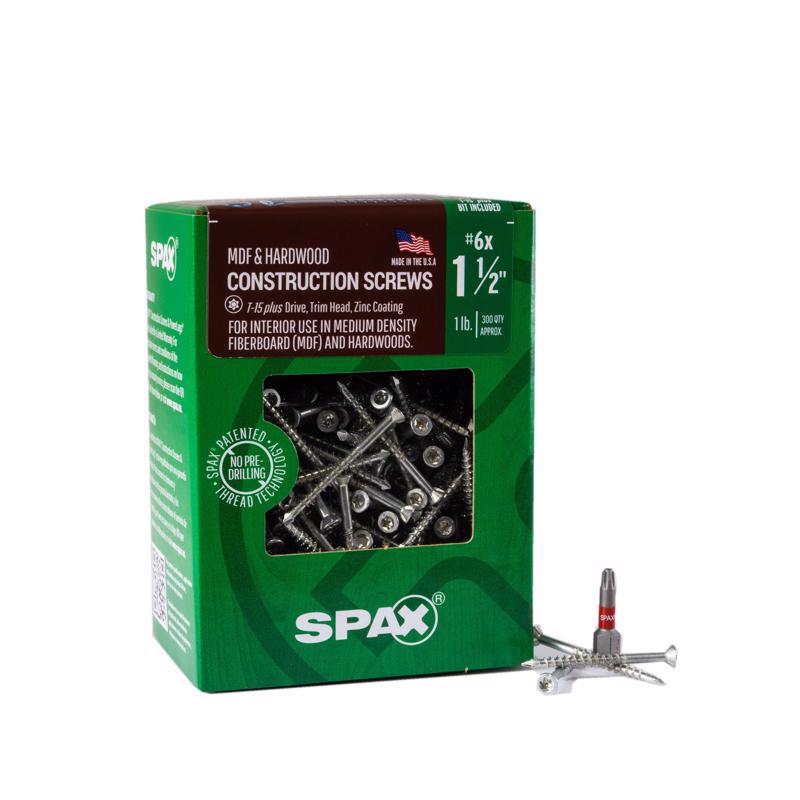 CNST SCRW #6X1-1/2" T15+