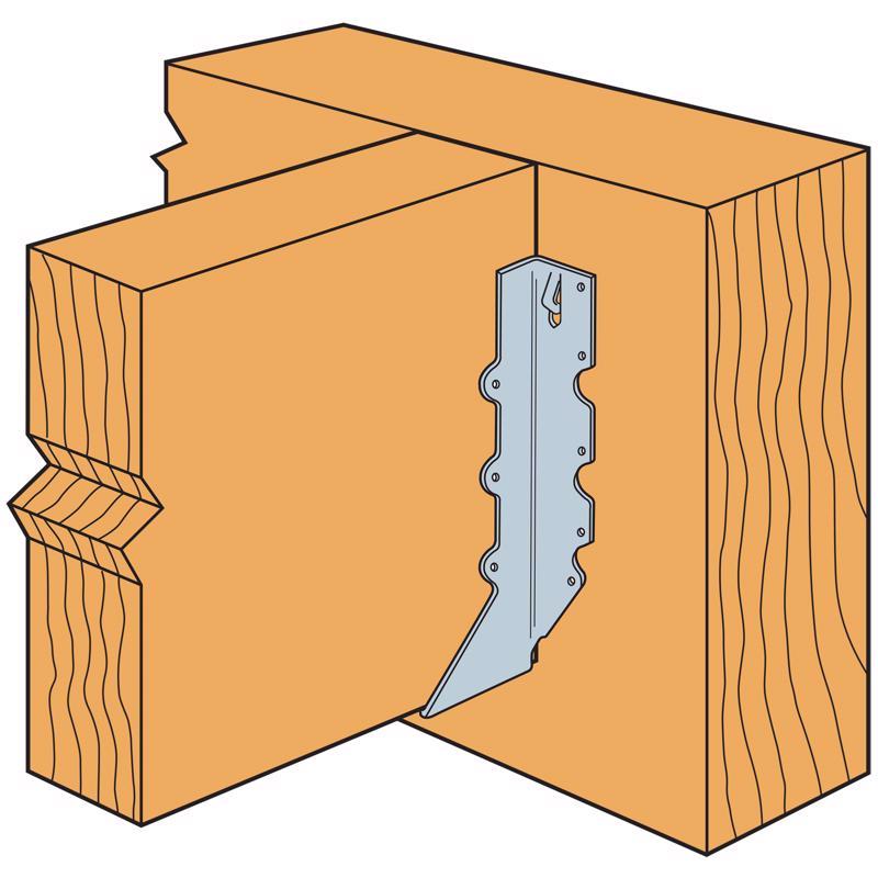 Simpson Strong-Tie 9.13 in. H X 2 in. W 16 Ga. Galvanized Steel Joist Hanger