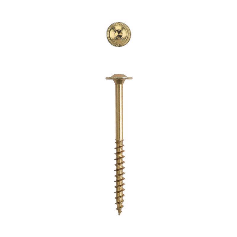SPAX PowerLags 5/16 in. X 4 in. L Washer Yellow Zinc Carbon Steel Lag Screw 12 pk