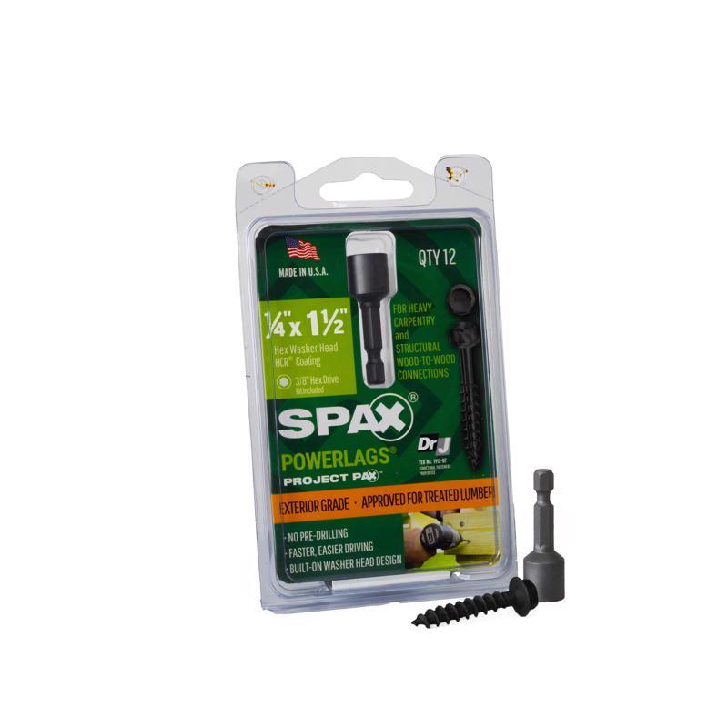 LAG SCRW 1/4"X1-1/2" HCR