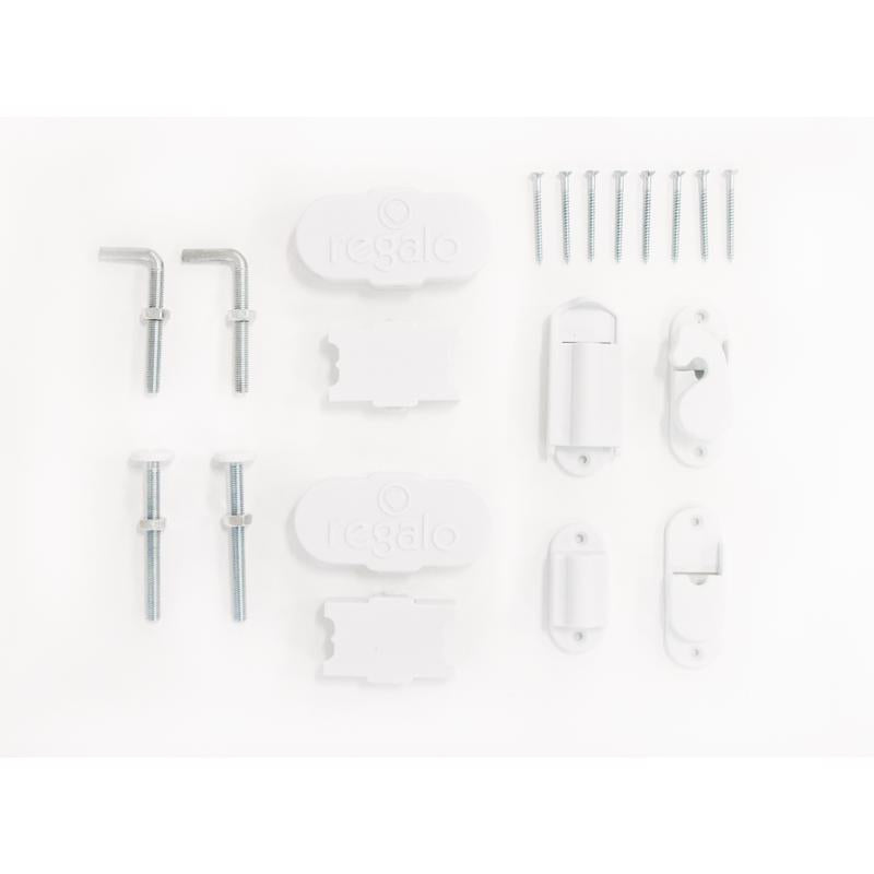 Regalo White 28.75 in. H X 40.5 in. W Metal Stairway Gate