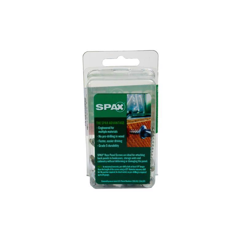 SPAX No. 8 X 1-1/4 in. L Phillips/Square Zinc-Plated Multi-Material Screw 30 pk
