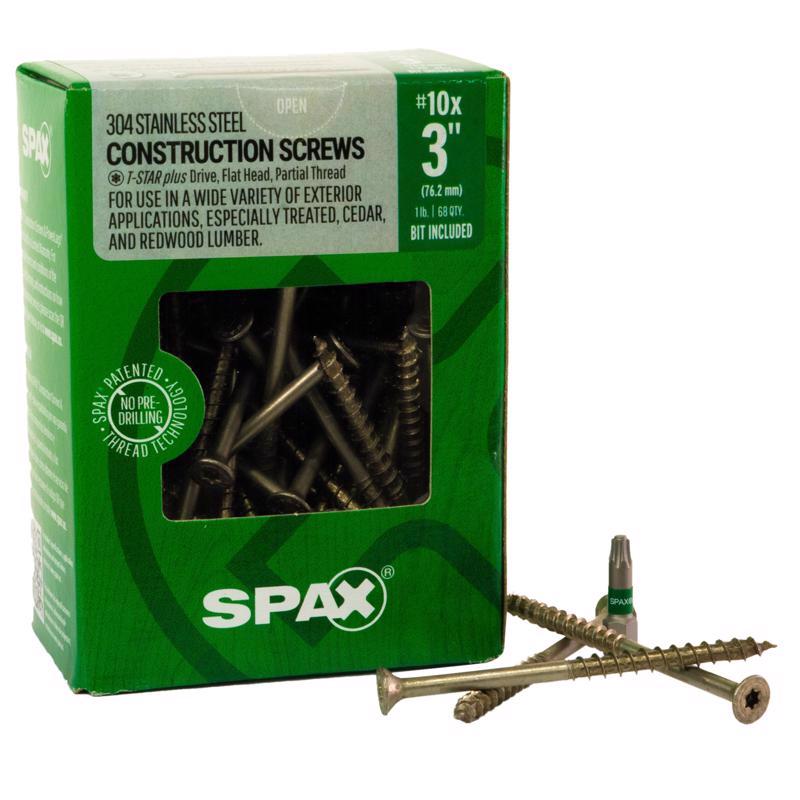 CONST SCREW SS 3" 1LB