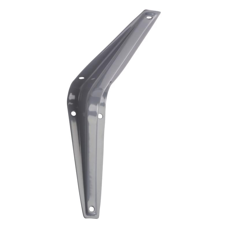 Hampton Gray Steel Shelf Bracket 18 Ga. 6 in. L 100 lb