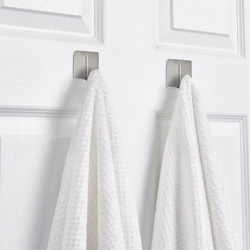 Wrap-It Handy Hook 1.75 in. L Silver Stainless Steel Hook 2 pk