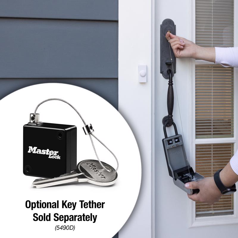 Master lock 5.4 in. H X 3 in. W X 5 in. L Metal 4-Digit Combination Lock Box