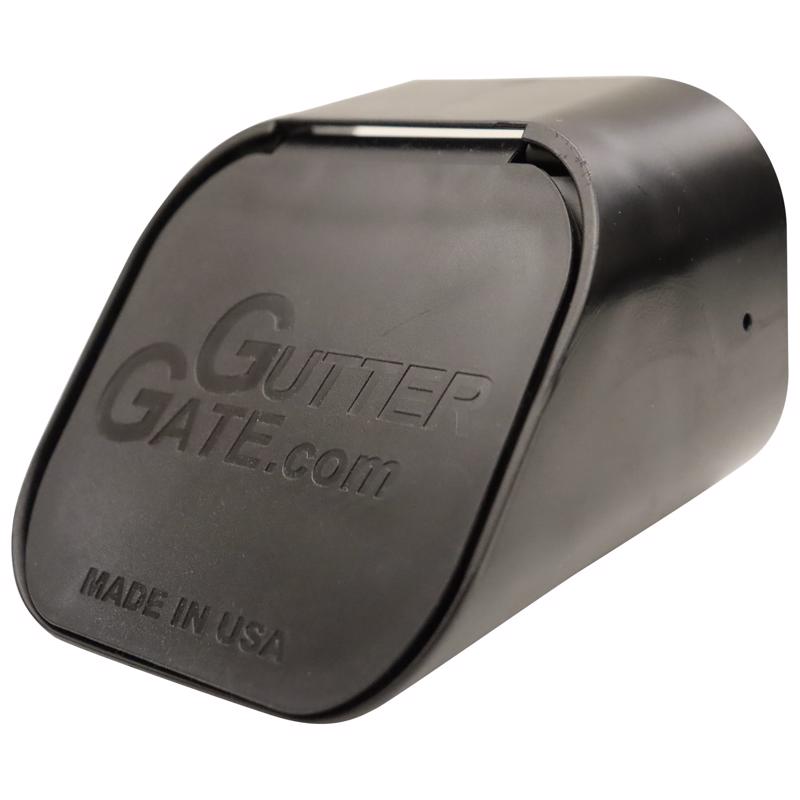 DWNSPOUT ADAPTR BLK 2X3"