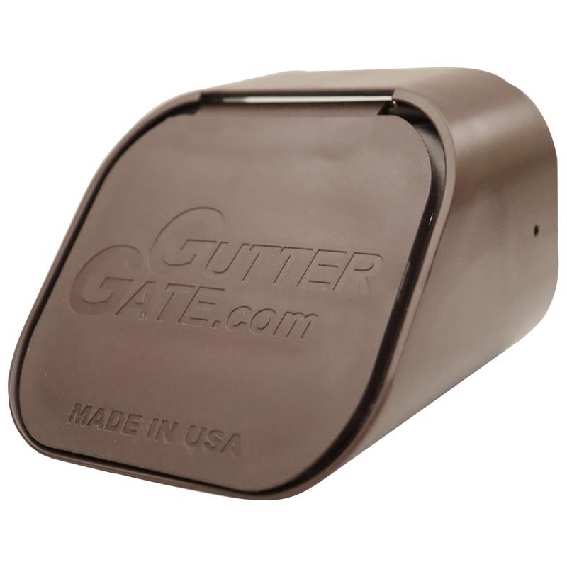 DWNSPOUT ADAPTR BRWN3X4"