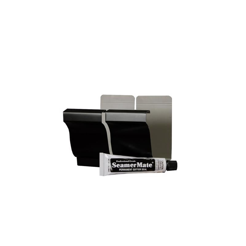 GUTR CONCTR ALMNM BLK 5"