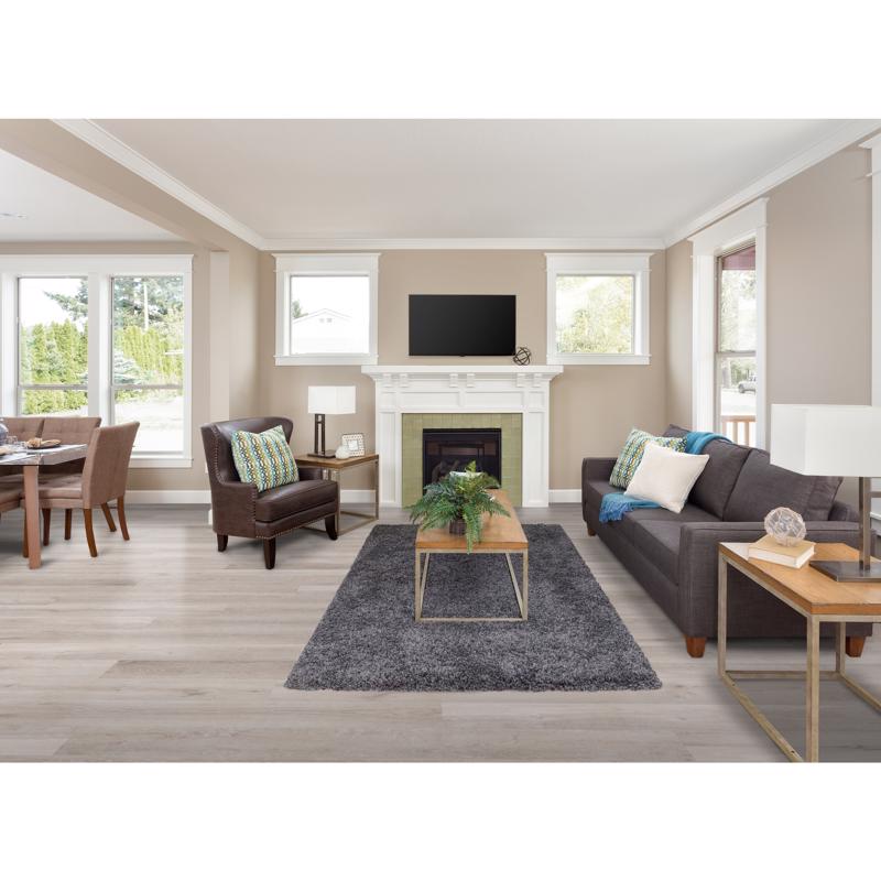 CALI Builder's Choice 7.12 in. W X 48 in. L Gray Ash Vinyl Plank Flooring 23.77 sq ft