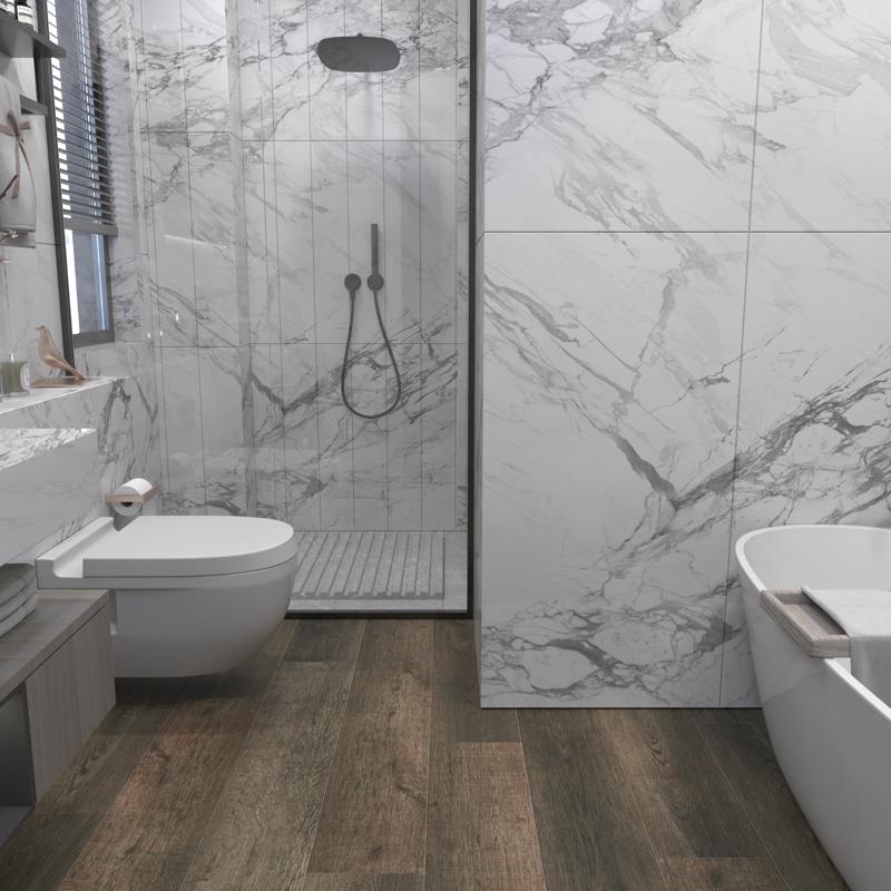 CALI Builder's Choice 7.12 in. W X 48 in. L Thornwood Vinyl Plank Flooring 23.77 sq ft