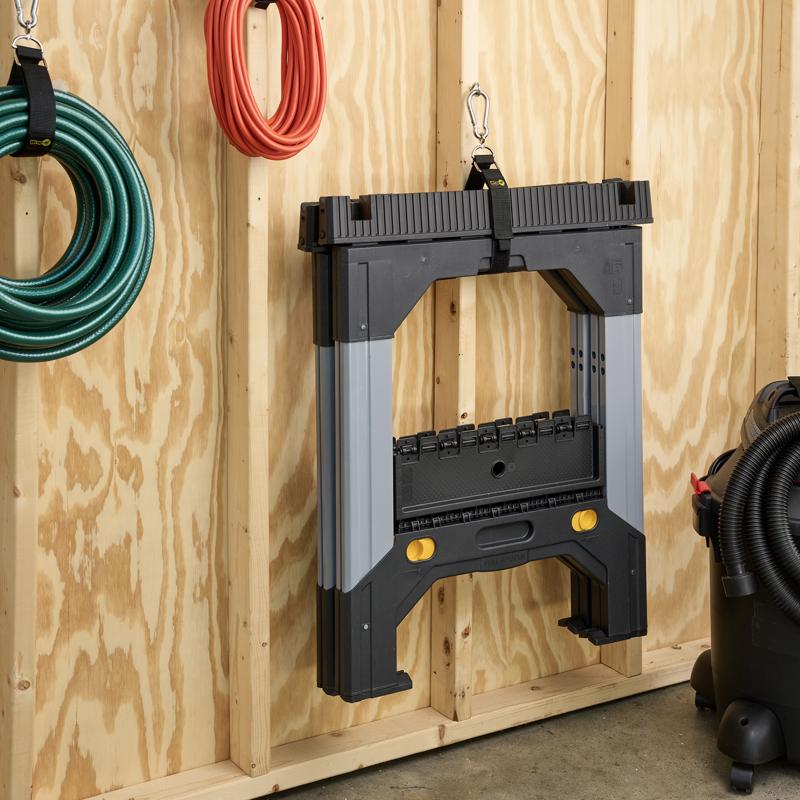 Wrap-It Hook 'n Hang 24 in. L Black Nylon/Steel/Velcro Storage Hook/Strap 250 lb. cap. 1 pk