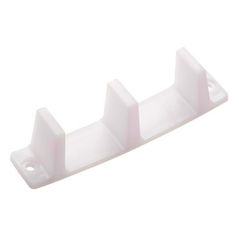 DOOR GUDE PLSTC WHT 3/8"