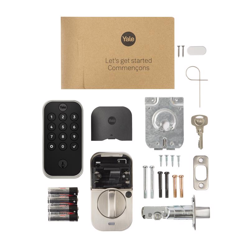 Yale Assure Lock 2 Satin Nickel Zinc Electronic Keypad Entry Lock