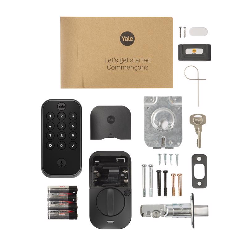 Yale Assure Lock 2 Matte Black Zinc Electronic Keypad Entry Lock