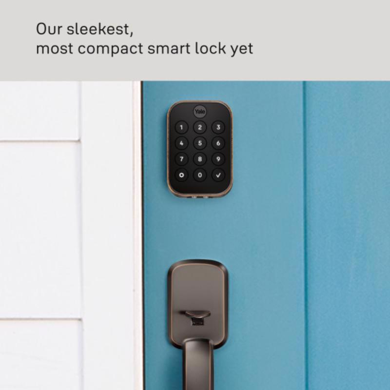 Yale Assure Lock 2 Satin Nickel Metal Bluetooth Keypad Entry Smart Lock