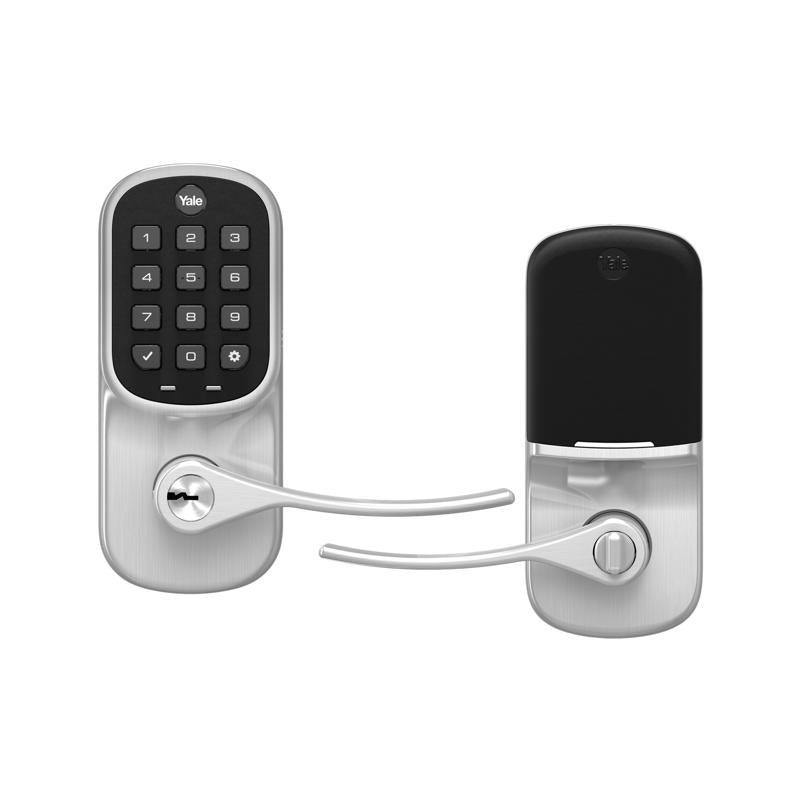 Yale Assure Satin Nickel Metal Touchscreen Lever