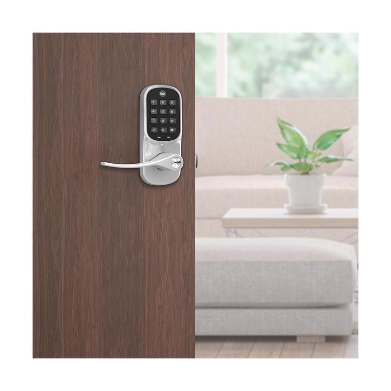 Yale Assure Satin Nickel Metal Touchscreen Lever
