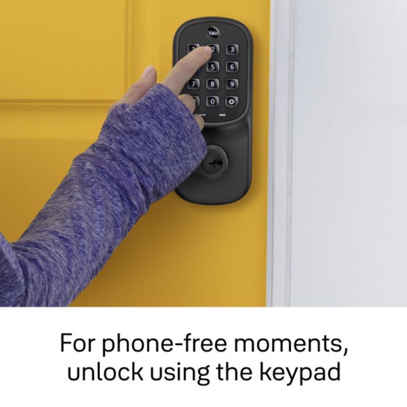 Yale Assure Satin Nickel Metal Touchscreen Lever