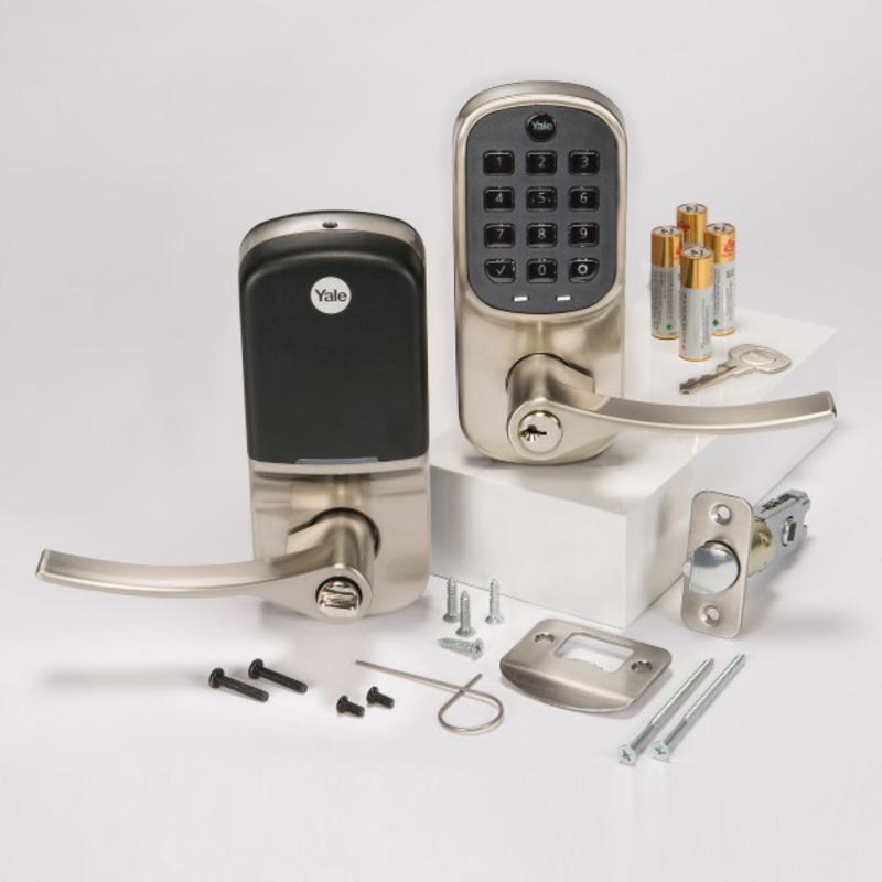 Yale Assure Satin Nickel Metal Touchscreen Lever