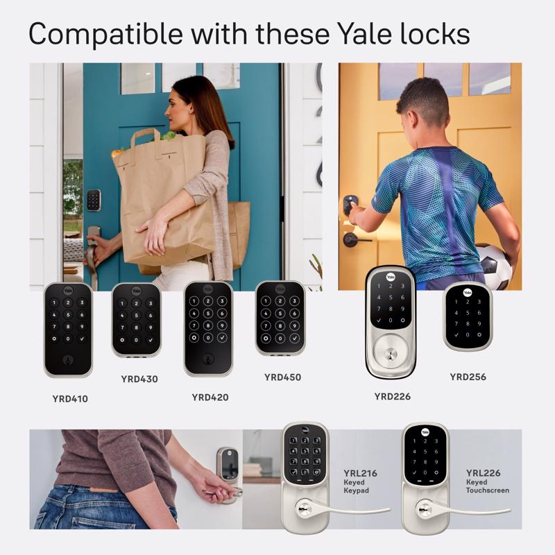 Yale Matte Black Bi-Metal Wi-Fi Smart Module