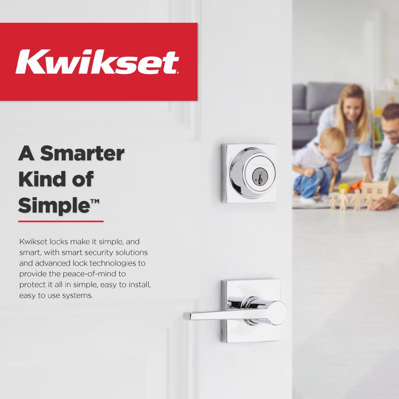 Kwikset Matte Black Passage Lever Right or Left Handed