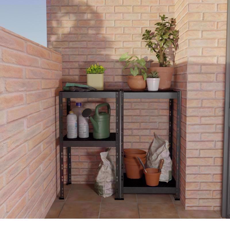Ar Shelving All Road / Outdoor shelving 71 in. H X 29.5 in. W X 20 in. D Steel Shelving Unit