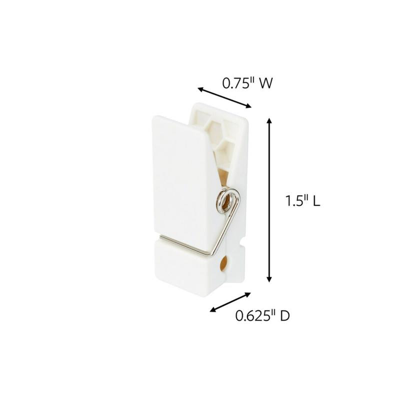 3M Command Medium Plastic Spring Clip 1.5 in. L 8 pk