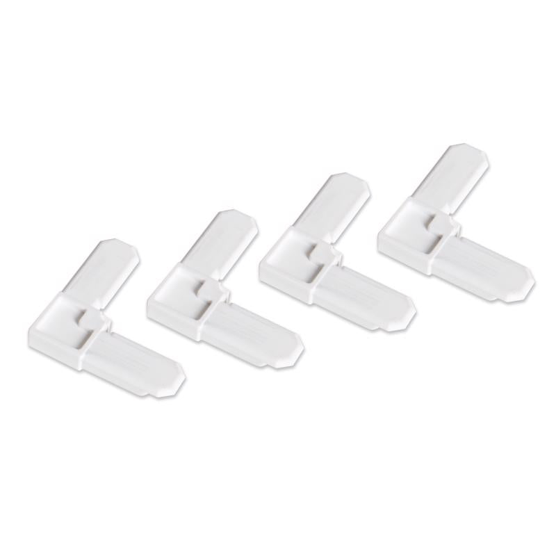 M-D Building Products White Plastic Frame Corners 5/16 in. H 1 pk