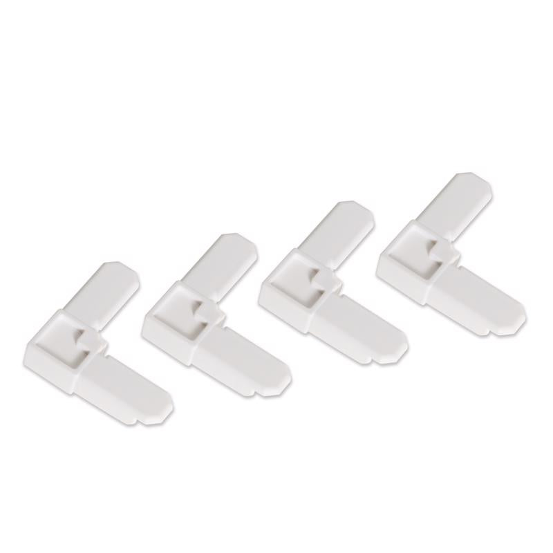 M-D Building Products White Plastic Frame Corners 7/16 in. H 1 pk