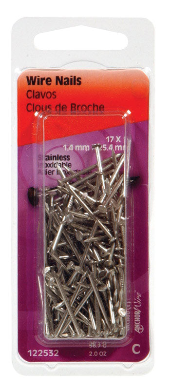NAIL 1"X17 STAINLESS