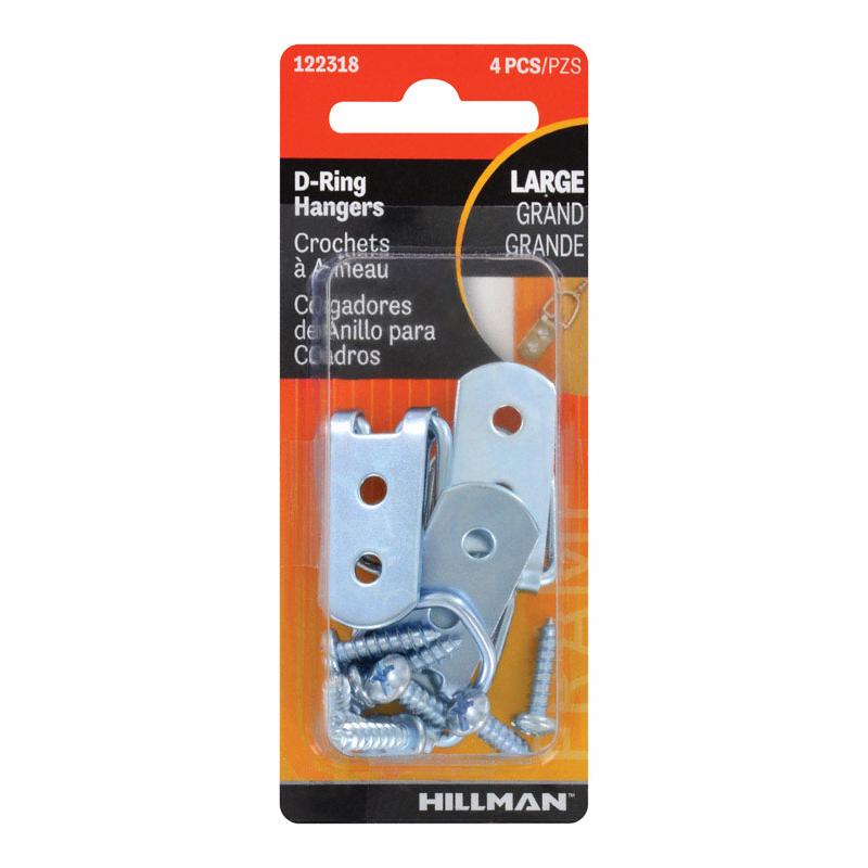HANGR D-RING LG STL CD4