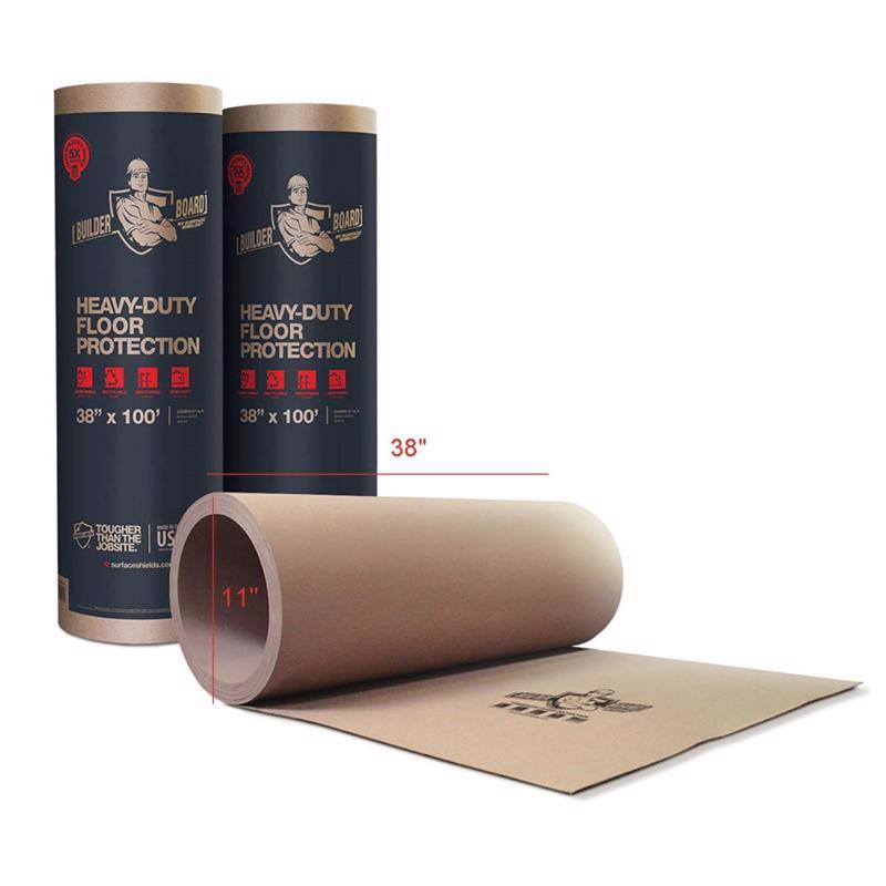 Builder Board McCoy's Floor Protector Paper 38 in. W X 100 ft. L Paper Beige