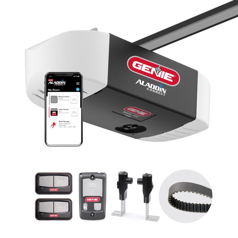 Genie 1 HP Belt Drive WiFi Compatible Smart-Enabled Garage Door Opener