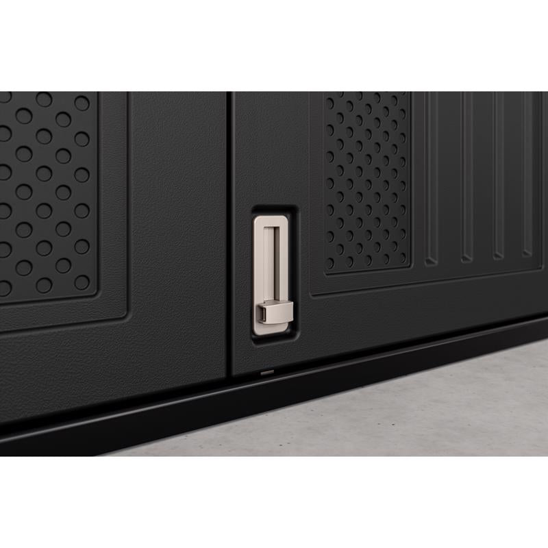 Suncast Cabinet 80.25 in. H X 40 in. W X 20.25 in. D Black Resin 2-Door Cabinet