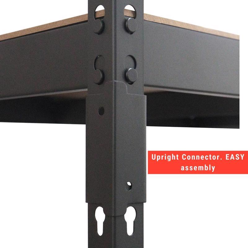 Ar Shelving 60 in. H X 12 in. W X 30 in. D Steel 4-Tier Shelving Unit