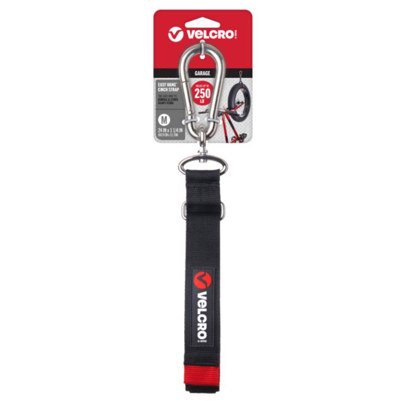 VELCO Brand Easy Hang Cinch 24 in. L Nylon/Steel/Hook and Loop Enclosure Medium Storage Strap 250 lb