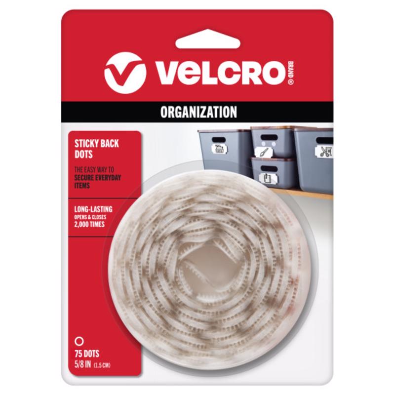 VELCRO Brand Small Nylon Hook and Loop Fastener 5/8 L 75 pk