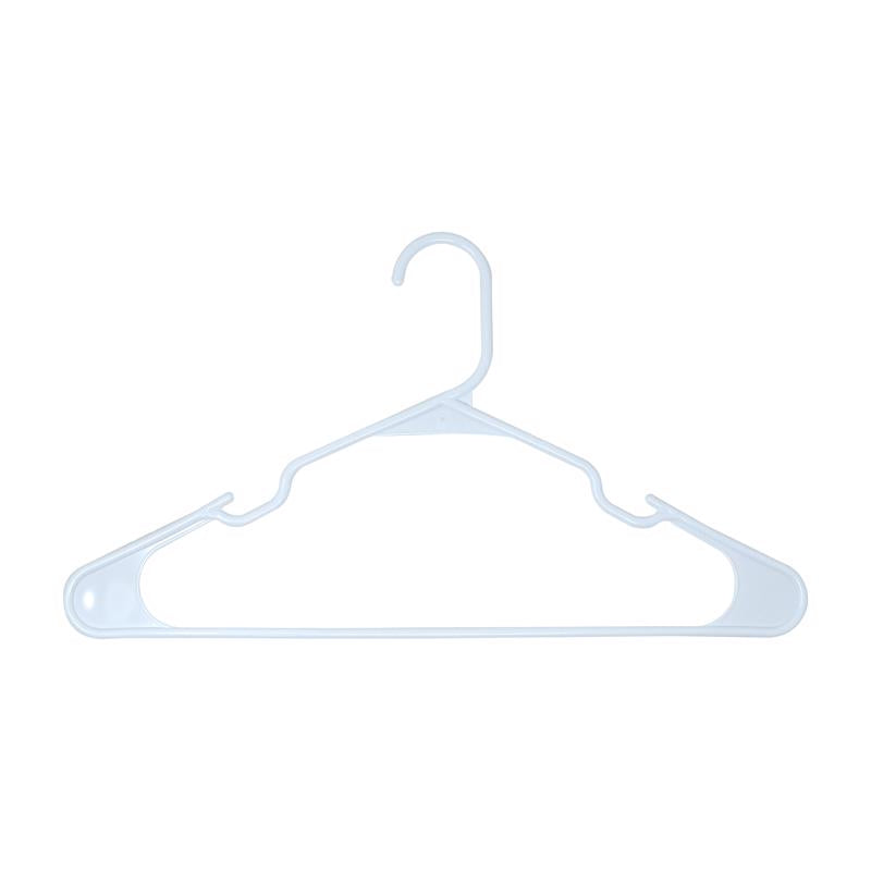 ClosetSelect Plastic White Hanger 10 pk