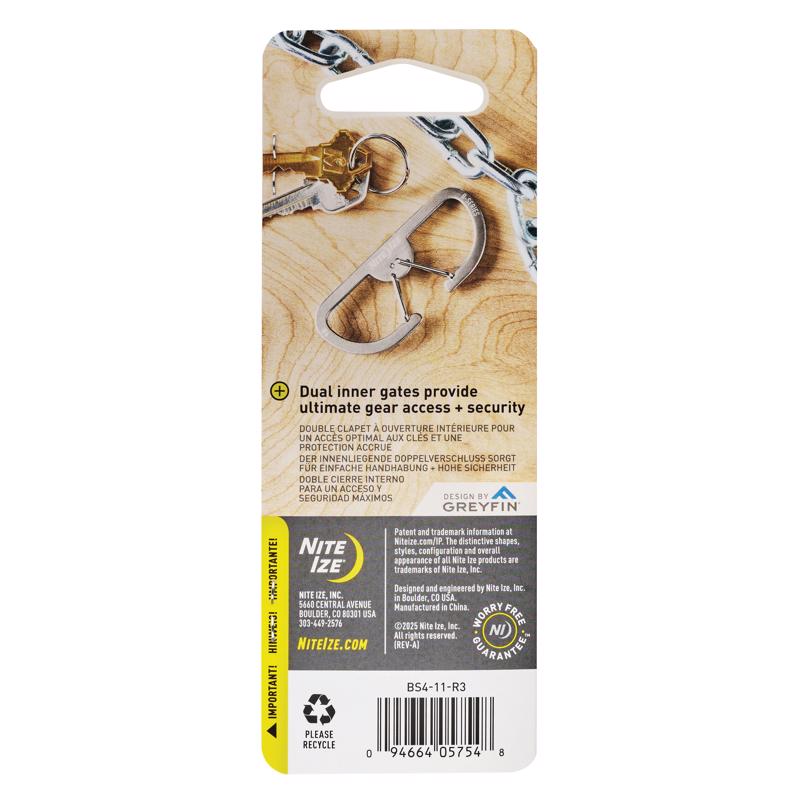 Nite Ize Stainless Steel Carabiner Clip 200 lb