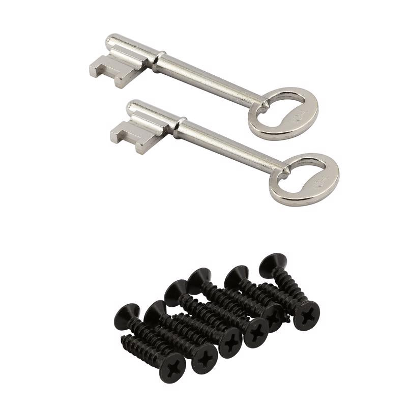 Prime-Line Black Metal Deadbolt Thick Door Kit 1 pc