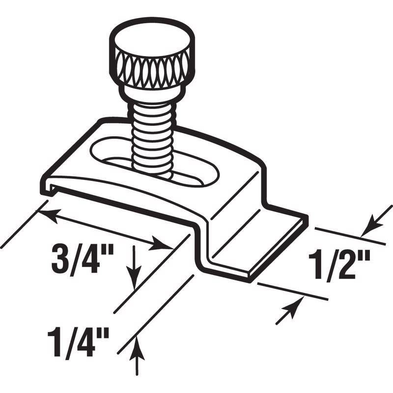 Prime-Line Aluminum Screen/Storm Sash Hanger 8 pc