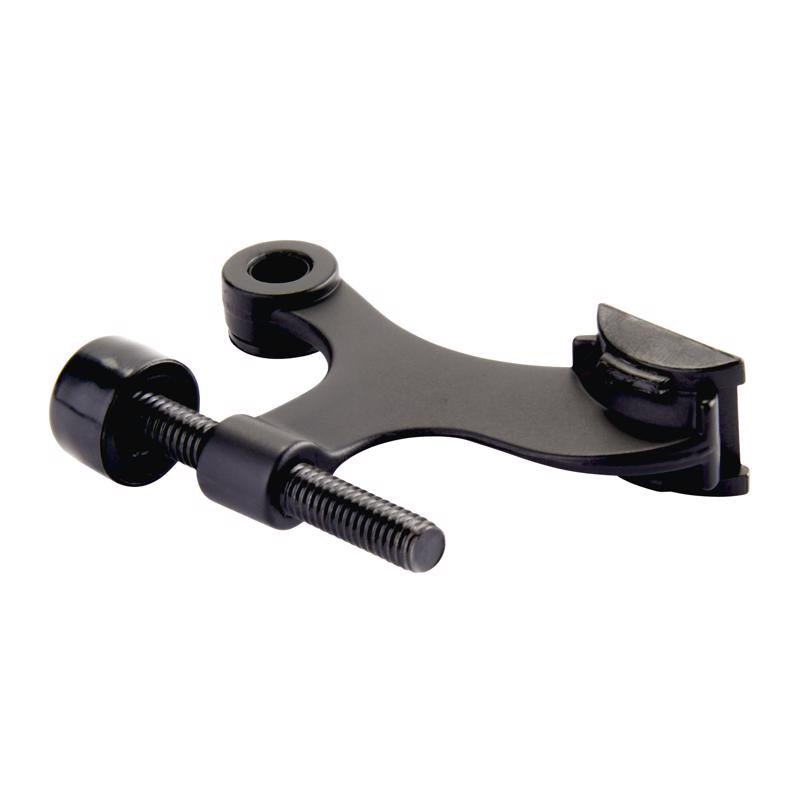 Ace Zinc Matte Black Hinge Pin Door Stop Mounts to door 0 in.
