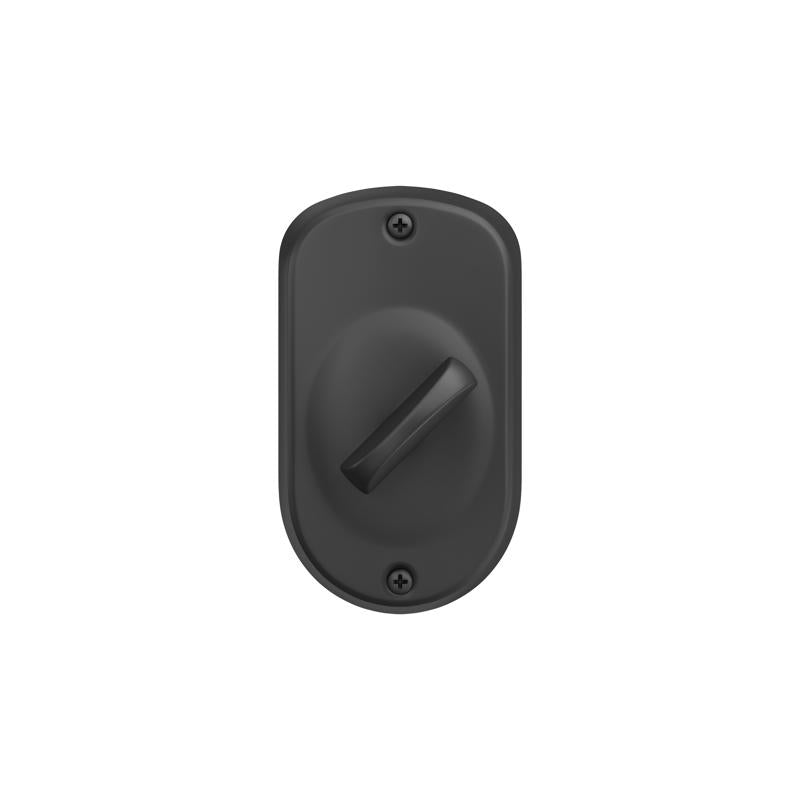 Schlage Matte Black Metal Electronic Deadbolt